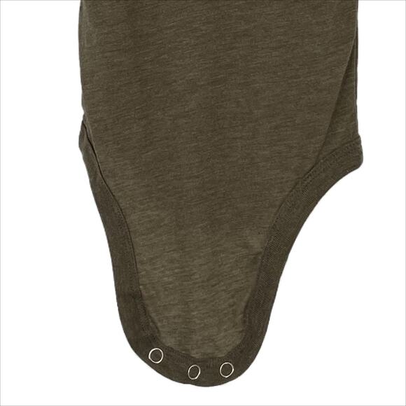 Bella Canvas Kids Infant Short Sleeve One Piece in Olive Green 12-18 Month - Picture 7 of 13